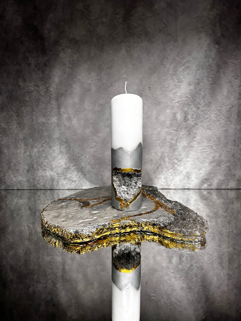 Velas Decorativas Estilo Geoda (Set)